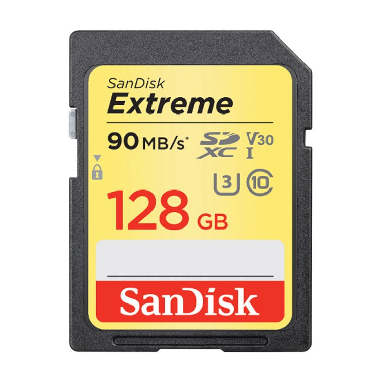 SanDisk 128GB Extreme PRO 90MBs SDXC UHS-I