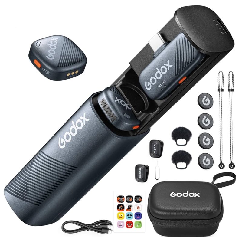میکروفن بی سیم گودکس مدل Godox Cube SC Kit 2-Person Wireless Microphone