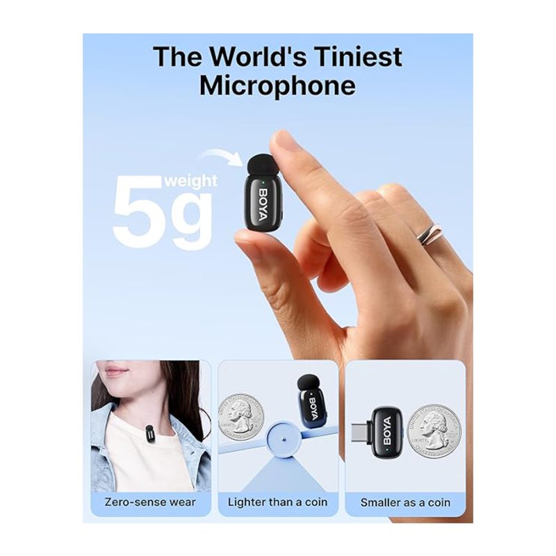 میکروفون بی سیم بویا Boya Mini 16 Wireless Microphone Lightning