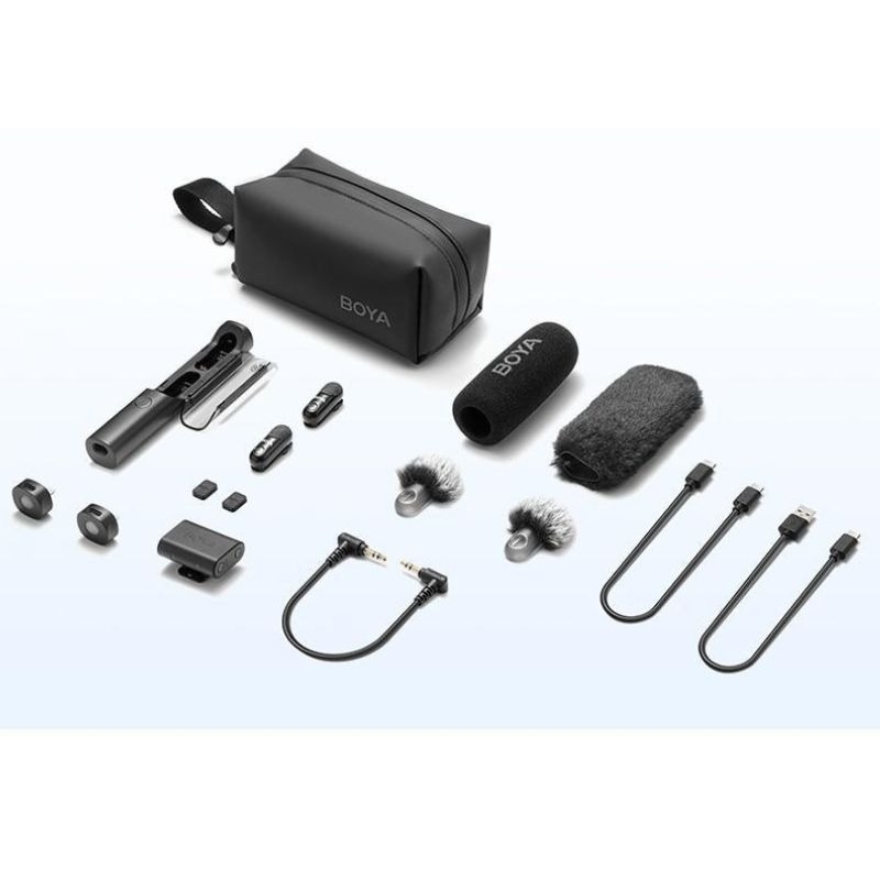 میکروفن بی سیم بویا BOYA MAGIC-02 Wireless Microphone مناسب برای موبایل و دوربین (باگارانتی دوسال ایران بویا)